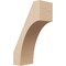 Ekena Millwork 3-inch W x 6-inch D x 10-inch H Westlake Rough Cedar Woodgrain TimberThane Knee Brace, Primed BRCUR03X06X10WTLRCPR - alternate 1